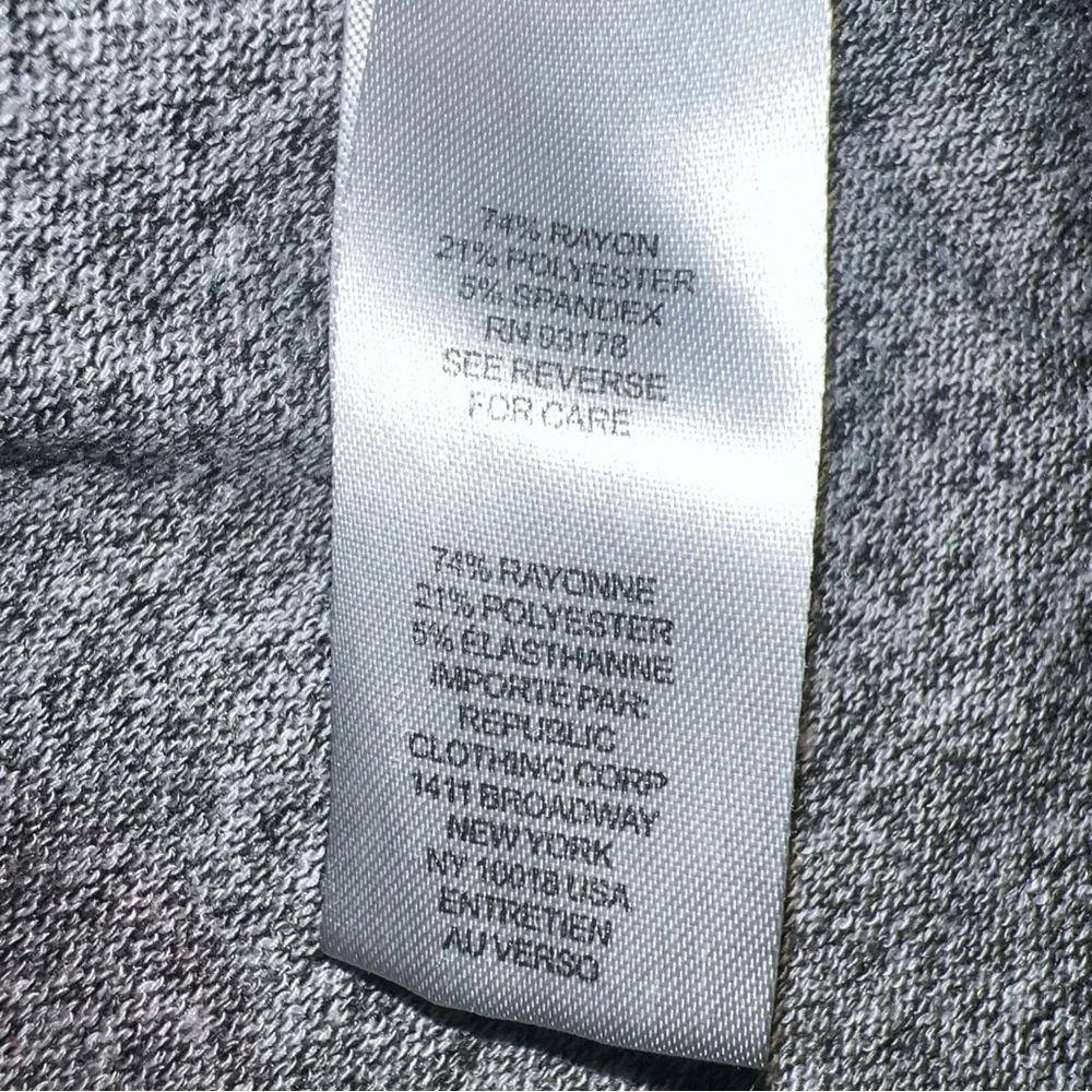 Chelsea & Theodore Gray & Pink Hearts Long Sleeve Top Soft Sz 2X Valentines. - Picture 4 of 7